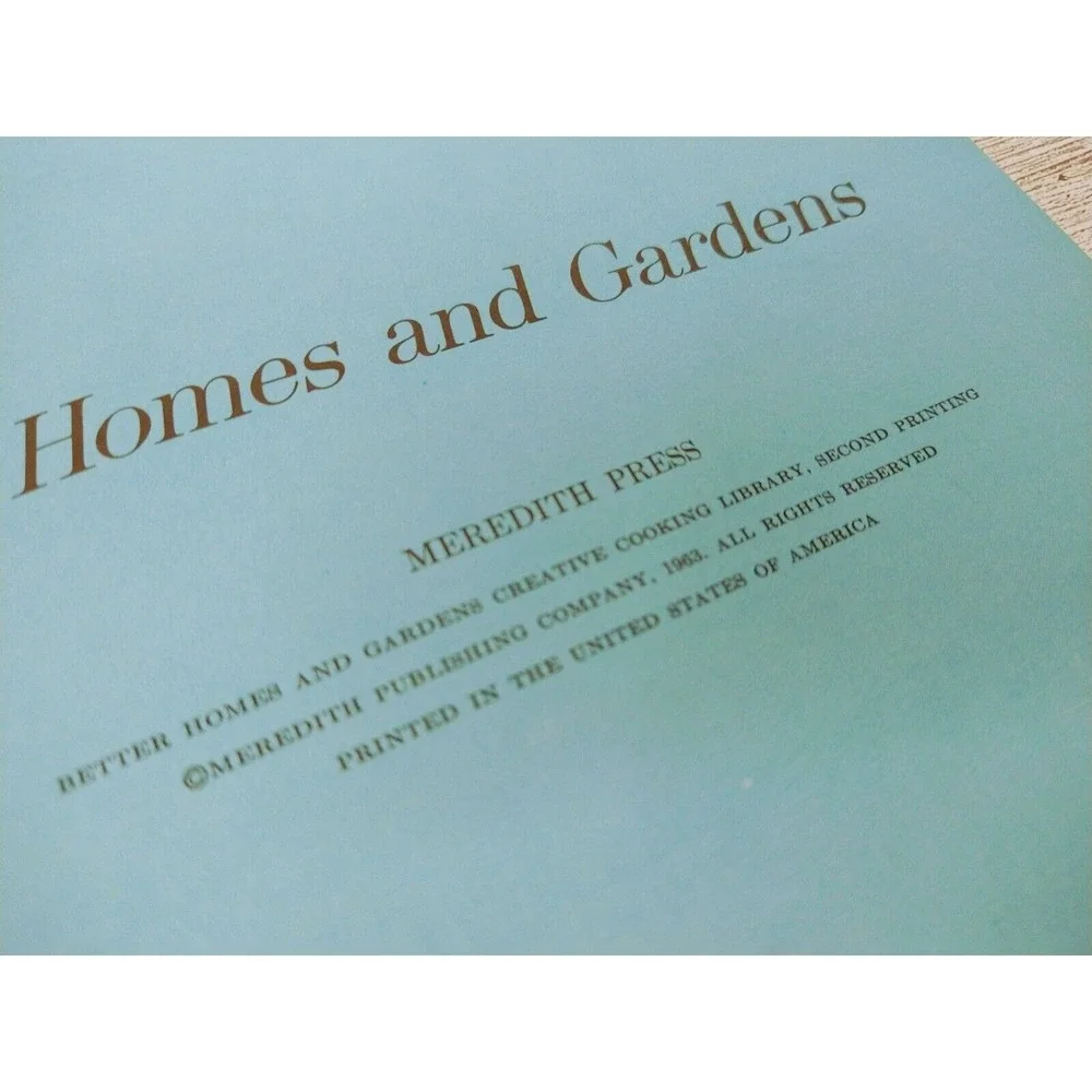 Barbecues and Picnics Cookbook 1963 Hardcover Better Homes & Gardens Retro-Core‎